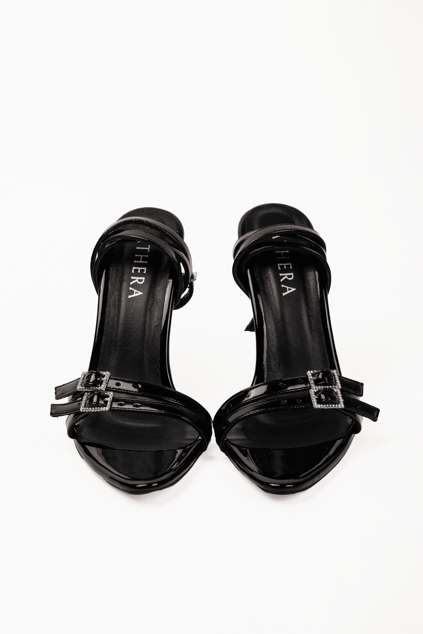 Nina S Black Patent Heels