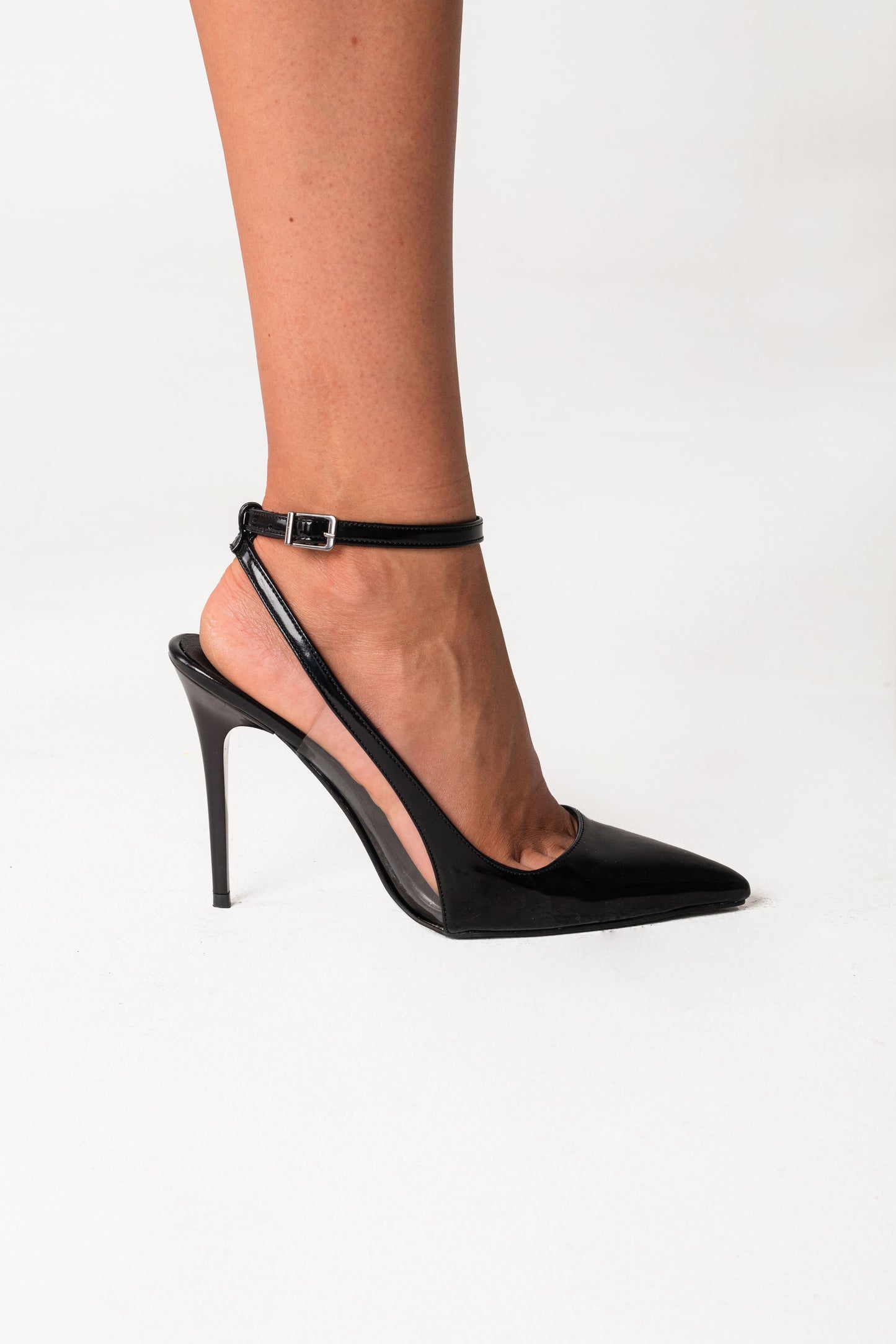Naomi L Black Patent Heels