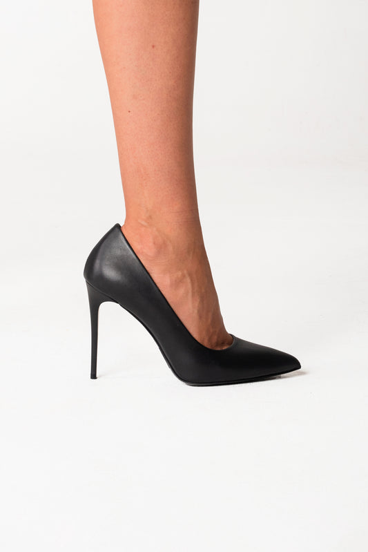 Claire U Leather Stiletto